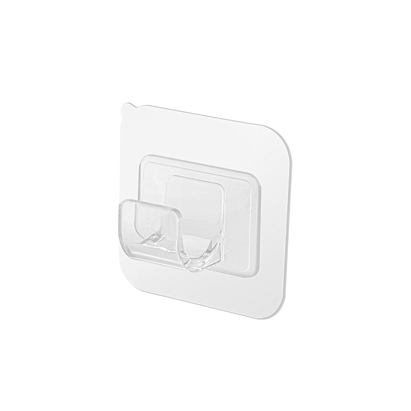 LJ Безпробивен лепящ телескопичен държач за прът за завеси и кърпи, 4 бр., материал PS, модерен минималистичен стил, максимална носимост до 2 кг