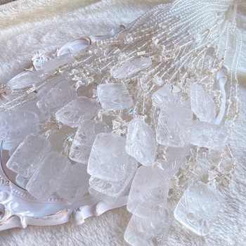 Κρυστάλλινο κολιέ, γλυκό στυλ, Orange Bay Trading, Άνοιξη 2025