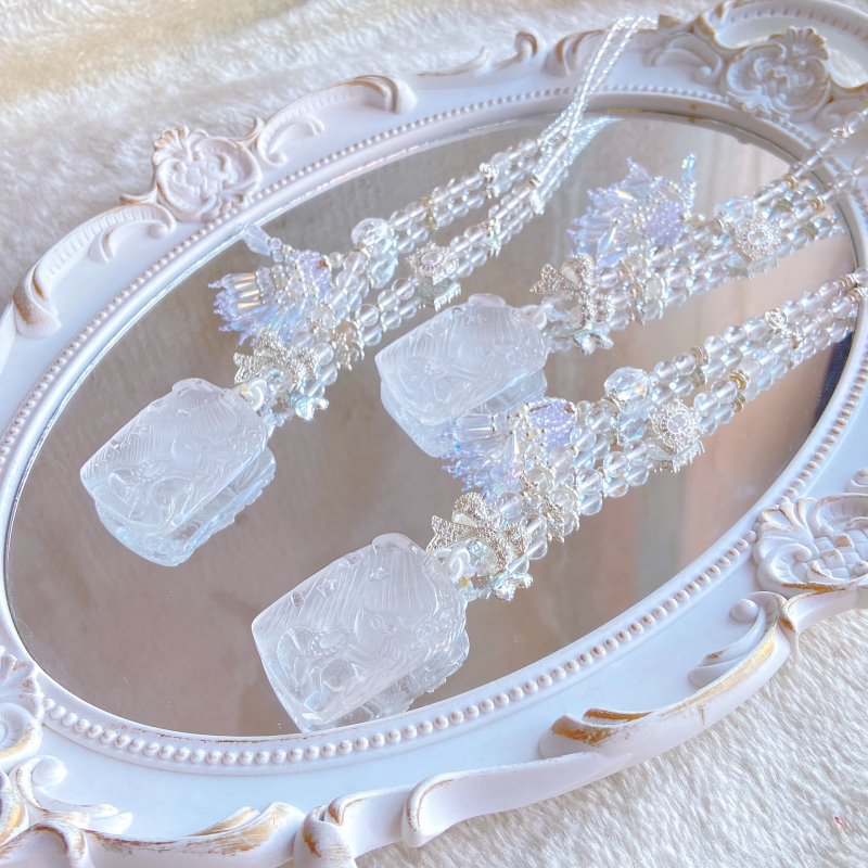 Κρυστάλλινο κολιέ, γλυκό στυλ, Orange Bay Trading, Άνοιξη 2025