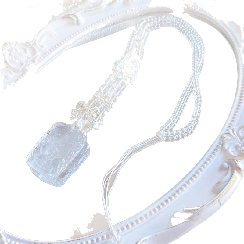 Κρυστάλλινο κολιέ, γλυκό στυλ, Orange Bay Trading, Άνοιξη 2025