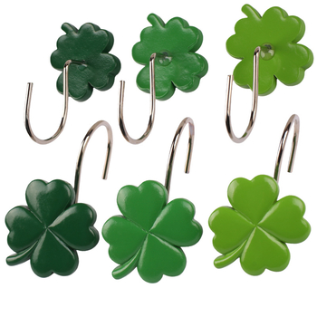 Jiahao Sveķu Četrlapu Dušas Aizkars Gredzens, Mūsdienīgs Minimālistisks Stils