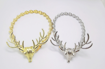 Klip za zavjese s oprugom – motiv jelen, model 001, legura, stil lagani luksuz (Obrada i prilagodba: Da)