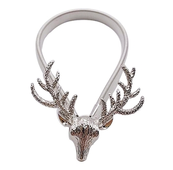 Klip za zavjese s oprugom – motiv jelen, model 001, legura, stil lagani luksuz (Obrada i prilagodba: Da)