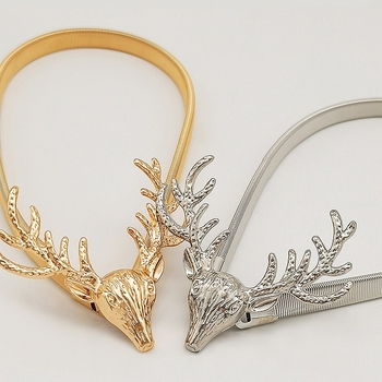 Klip za zavjese s oprugom – motiv jelen, model 001, legura, stil lagani luksuz (Obrada i prilagodba: Da)