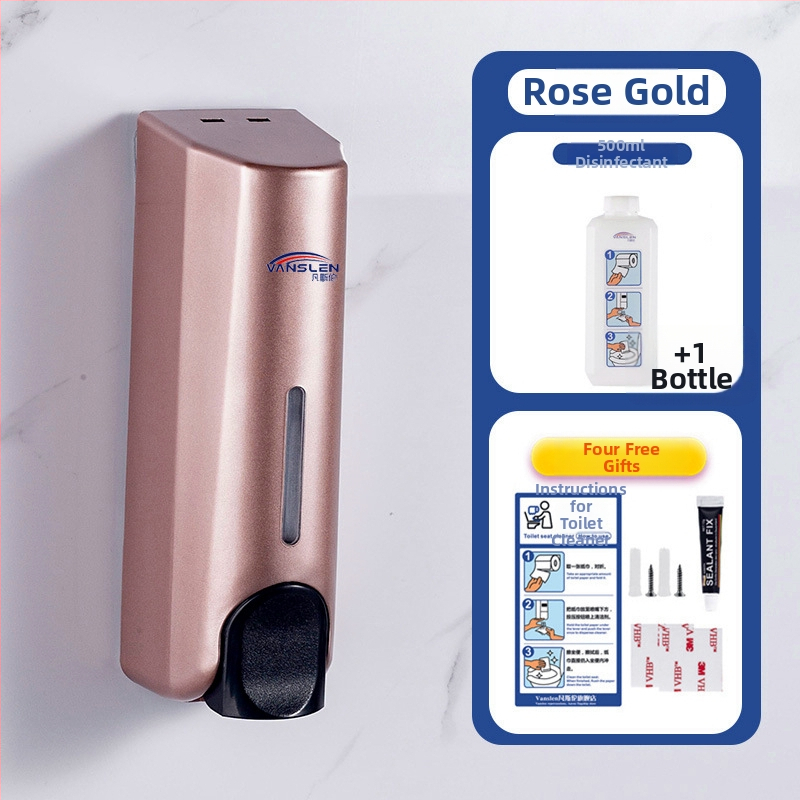 Viešo tualeto sėdynės dezinfekavimo įrenginys, sieninis montavimas, plastikinis korpusas, dažytas paviršius, rankinis paspaudimas