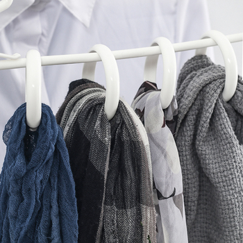 KM Okrugle kuka za zavjese u kupaonici, PP plast, promjer nosive površine 49 mm, nosivost 1–3 kg, paket 12 kom., model 5049