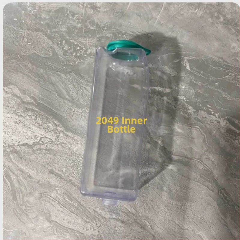 Skysto muilo dozatoriaus butelių siurbimo galvutės priedas su vidiniu įdėklu