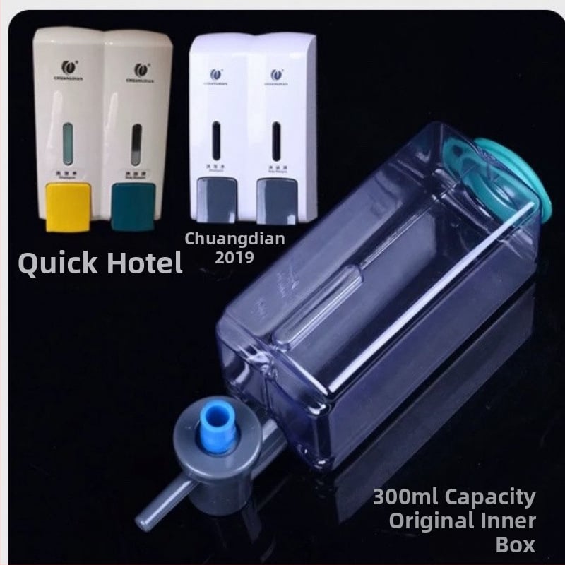 Skysto muilo dozatoriaus butelių siurbimo galvutės priedas su vidiniu įdėklu