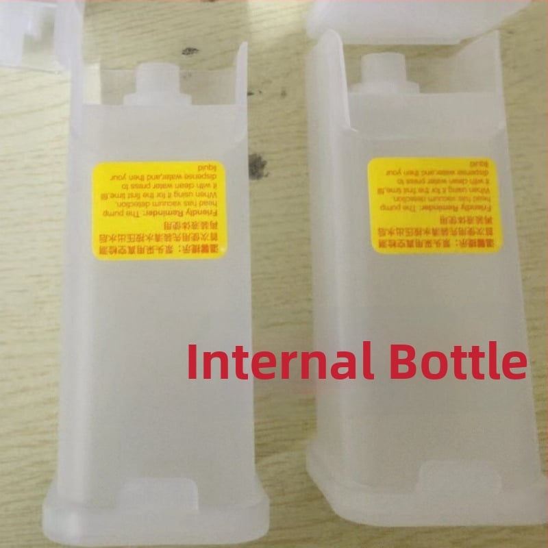 Skysto muilo dozatoriaus butelių siurbimo galvutės priedas su vidiniu įdėklu