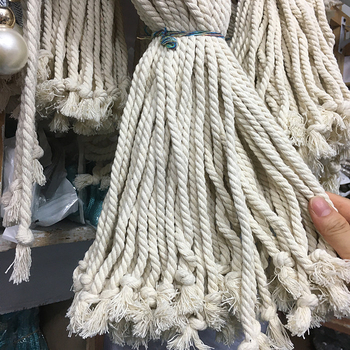 Vez za zavjese, pleten s tri vlakna, od tkanine, jednostavan i moderan stil