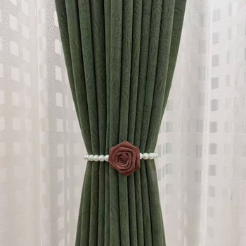 Magnetske kopče za zavjese s dizajnom biserne kamelije, lagani luksuz, 40 cm