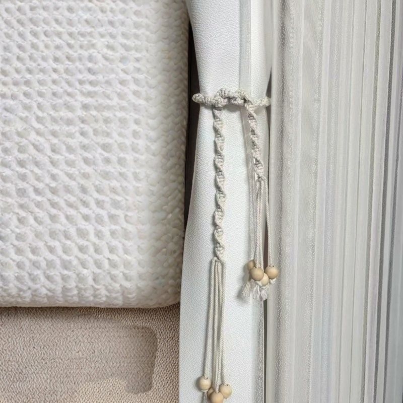 Vezice za zavjese – Skandinavski stil, pamuk i lan, prilagodljive