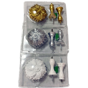 Fali függönykampó, cink ötvözet, könnyed luxus stílus, telepítéshez fúrás szükséges