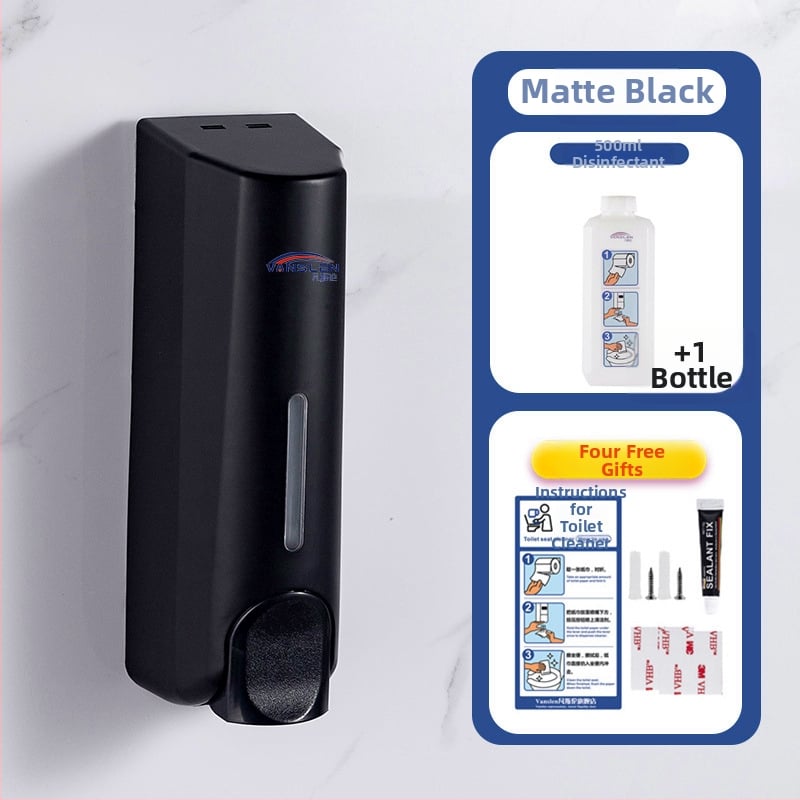 Zidni uređaj za dezinfekciju sjedalice zahoda – plast, ručno aktiviranje, moderna minimalistička obrada