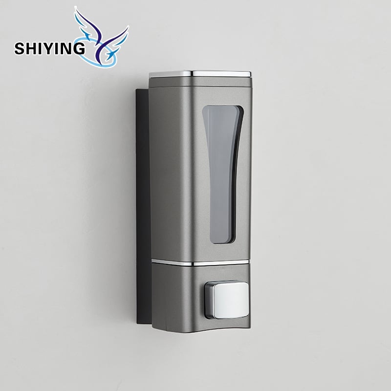 Višestruki dozator sapuna za kupaonicu, ručni pritisak, na zid, ABS, 270 g, moderan minimalistički stil