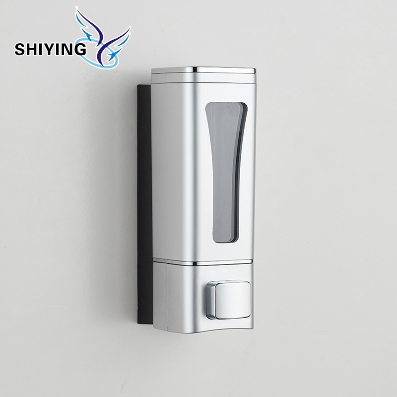 Višestruki dozator sapuna za kupaonicu, ručni pritisak, na zid, ABS, 270 g, moderan minimalistički stil