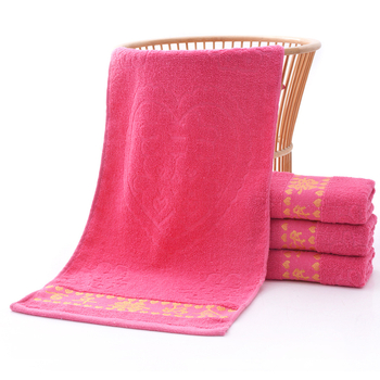 Prosop pentru față Water bamboo, bumbac, jacquard, 100–120 g, fire 14, personalizabil