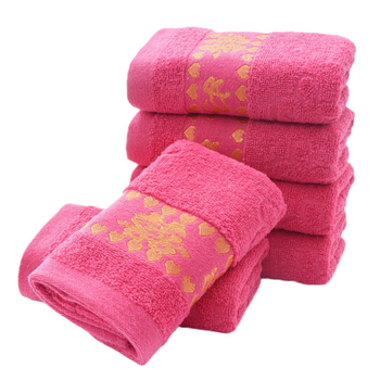 Prosop pentru față Water bamboo, bumbac, jacquard, 100–120 g, fire 14, personalizabil