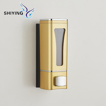 Višestruki zidni dozator sapuna za kupaonicu - ABS, ručno pritiskanje, velika kapaciteta