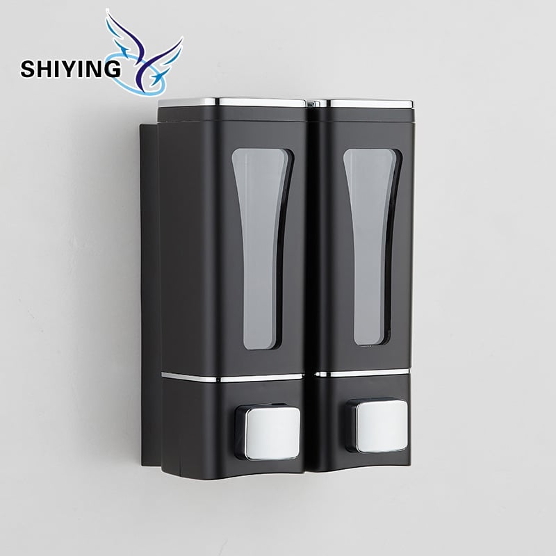 Višestruki zidni dozator sapuna za kupaonicu - ABS, ručno pritiskanje, velika kapaciteta