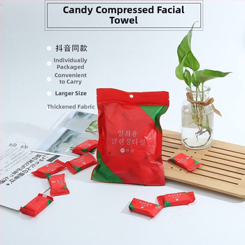 Ühekordne tihendatud näopuhastusrätik, mittekangast materjalist, paksenenud, reisile sobiv