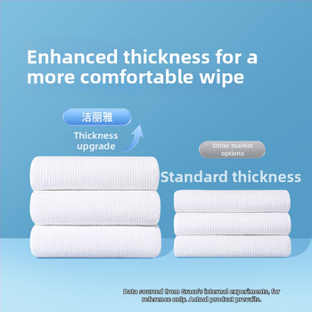 Ühekordne tihendatud näorätik taimekiududest, üle 50 g, Grace/Jielia bränd, kaasaskantav nelinurkne rätik reisile ja hotellide jaoks