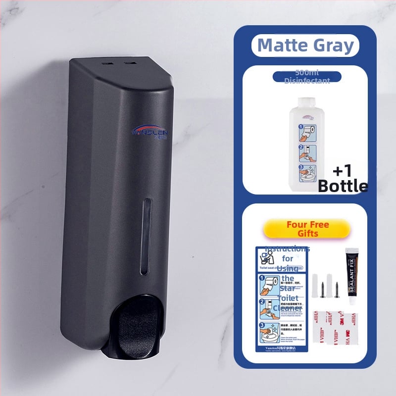 Uređaj za dezinfekciju poklopca WC-a, plastično kućište, lakirani završetak, moderan minimalistički dizajn, ručna aktivacija