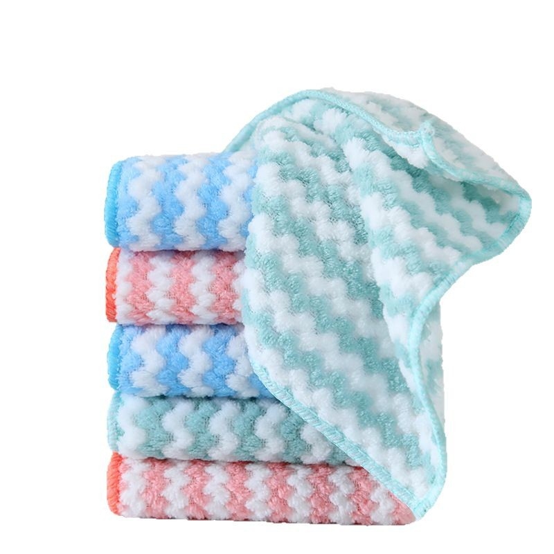 Set ručnika od coral fleece za kupaonicu i lice, 80–100 g, obična tkanina, mogućnost prilagođavanja logotipom