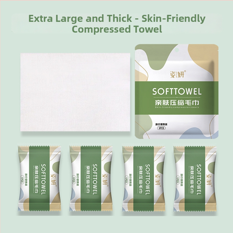 Yanda ühekordne kompressiooniga näorätik, 100% puuvill, 50 g või rohkem