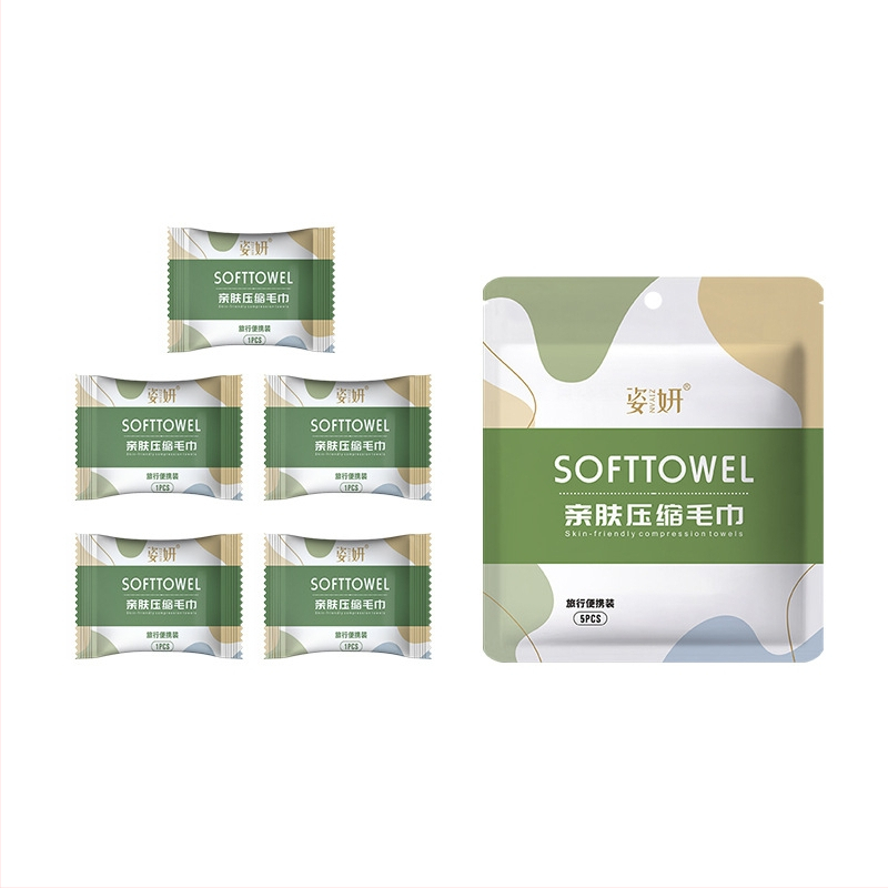 Yanda ühekordne kompressiooniga näorätik, 100% puuvill, 50 g või rohkem