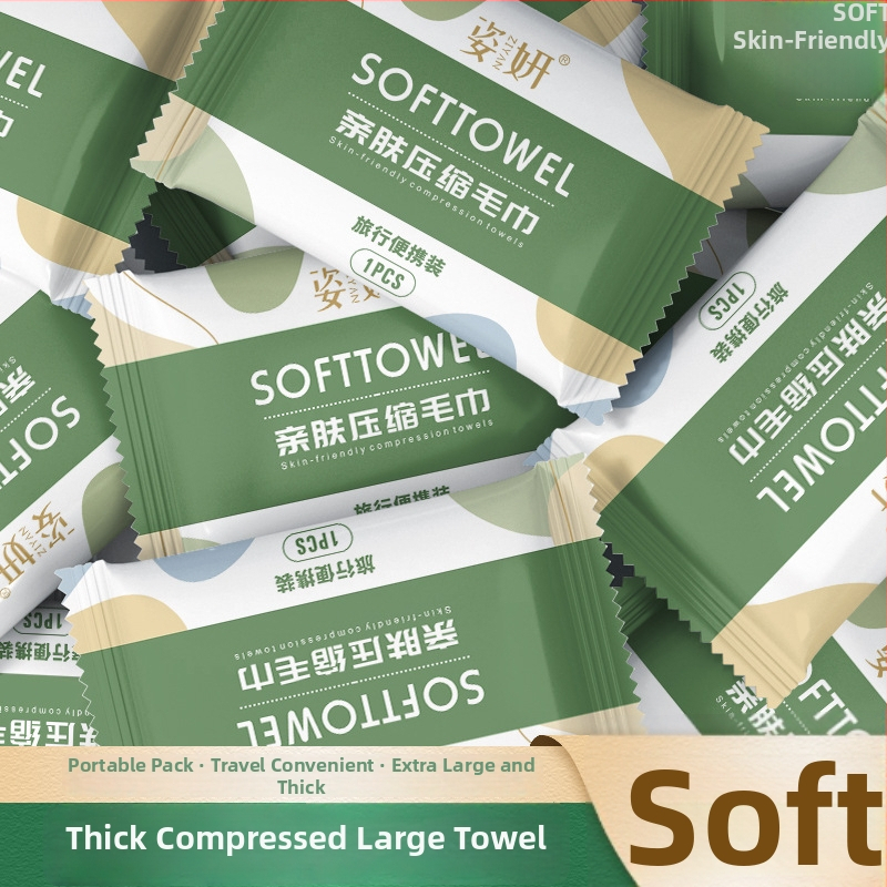 Yanda ühekordne kompressiooniga näorätik, 100% puuvill, 50 g või rohkem