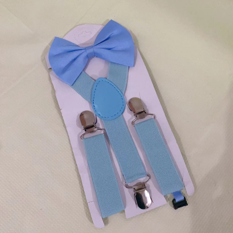 Vaikų 3 segtukai petnešos su kryžminiu nugaros, elastinis poliesteris, unisex, reguliuojamas ilgis