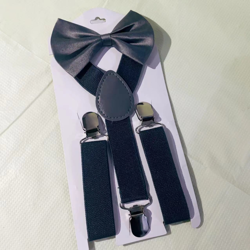 Vaikų 3 segtukai petnešos su kryžminiu nugaros, elastinis poliesteris, unisex, reguliuojamas ilgis