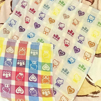 Gazu ručnik za bebe s motivom mačke, upijajući, 500 g ili više, 32 vlakna