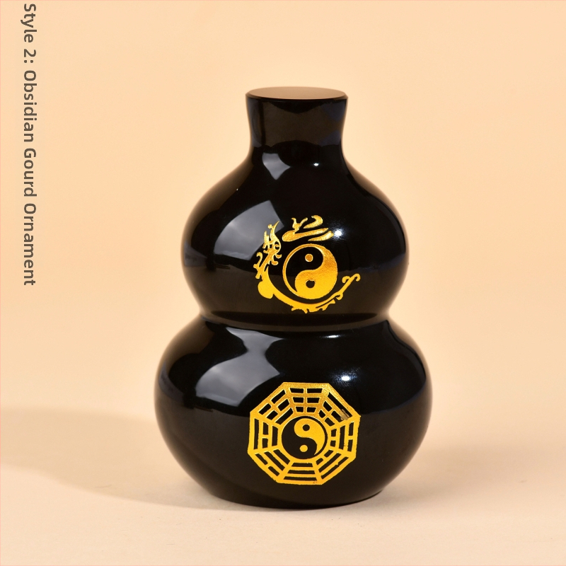 Tai Chi Bagua dekorácia vo forme tekvice, kryštál, vyrezávaný domáci dekor, pôvod Lianyungang Donghai