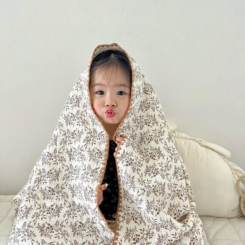 Dječji ručnik od trostruke gaze s otiskom, 32s pređa, težina 100–120 g