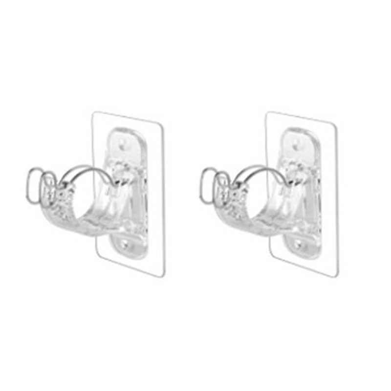 Ljepljivi nosač zavjesne šipke s podesivim kukom — ABS, moderni minimalisticki stil, nosivost 1–3 kg