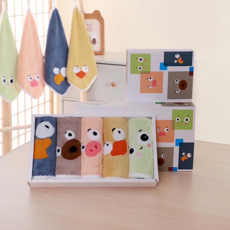 Oshumei korall fleece törölköző ajándékdoboz, 420 g, testreszabható, logó nyomtatás OK