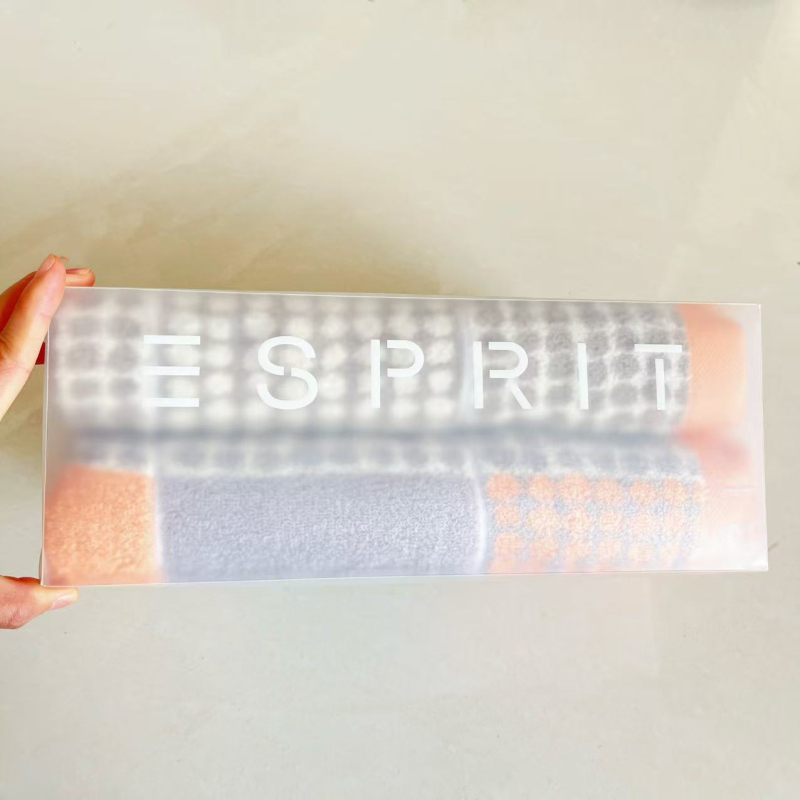 Esprit Set prosoape din bumbac 100% – prosoape pentru față, baie și pătrate; 21 fire; broderie, jacquard