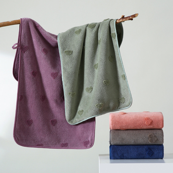 Set ručnika za kupanje od koralnog pliša, dvostrani, brzo upijanje, debeli