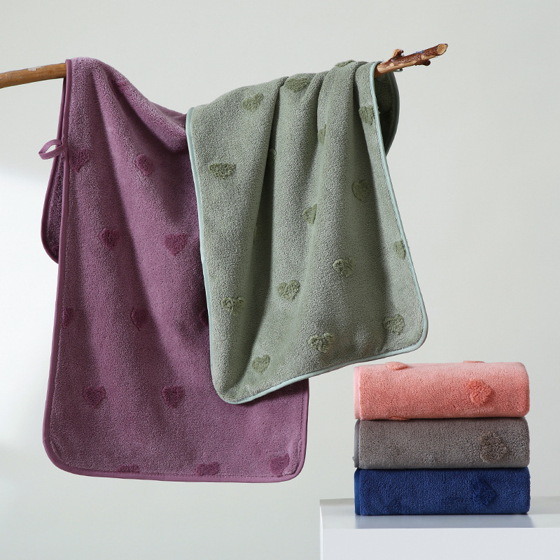 Set ručnika za kupanje od koralnog pliša, dvostrani, brzo upijanje, debeli