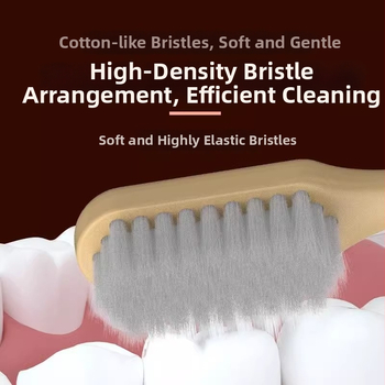 First Benefit Kingituskomplekt: manuaalsed hambaharjad, 6 tk, ultra-pehmete hariustega ja 3 100% puuvillast rätikut