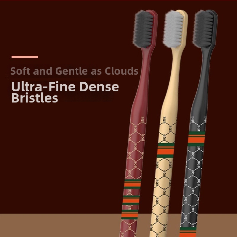 First Benefit Kingituskomplekt: manuaalsed hambaharjad, 6 tk, ultra-pehmete hariustega ja 3 100% puuvillast rätikut