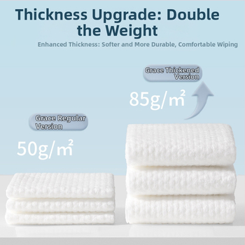 Ühekordselt kasutatav surutud vannitoa rätik, puuvillane, kiire imendumine 0-5 s