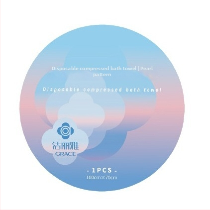 Ühekordselt kasutatav surutud vannitoa rätik, puuvillane, kiire imendumine 0-5 s