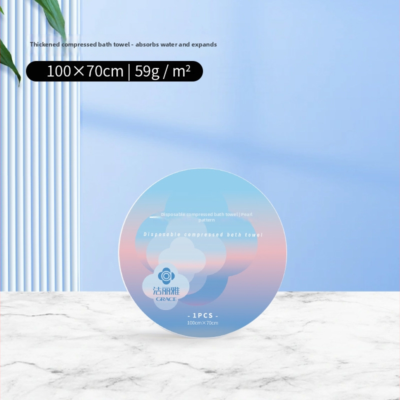 Ühekordselt kasutatav surutud vannitoa rätik, puuvillane, kiire imendumine 0-5 s