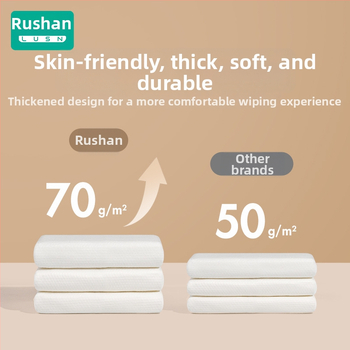 Ühekordselt kasutatav beebide vannirätik, individuaalselt pakendatud, paksenenud ja suurem, kiudmaterjal.