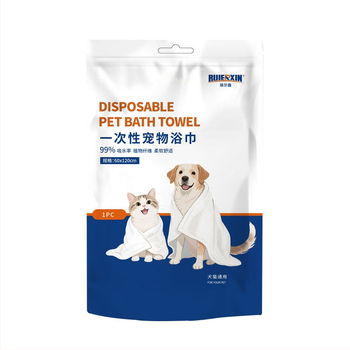 Prosop de baie de unică folosință pentru animale Gabeshu; Material: țesătură nețesută Smms de înaltă calitate; Ingrediente principale: Kapok; Subcomponentă: fibre vegetale; Absorbție: 5-10 s