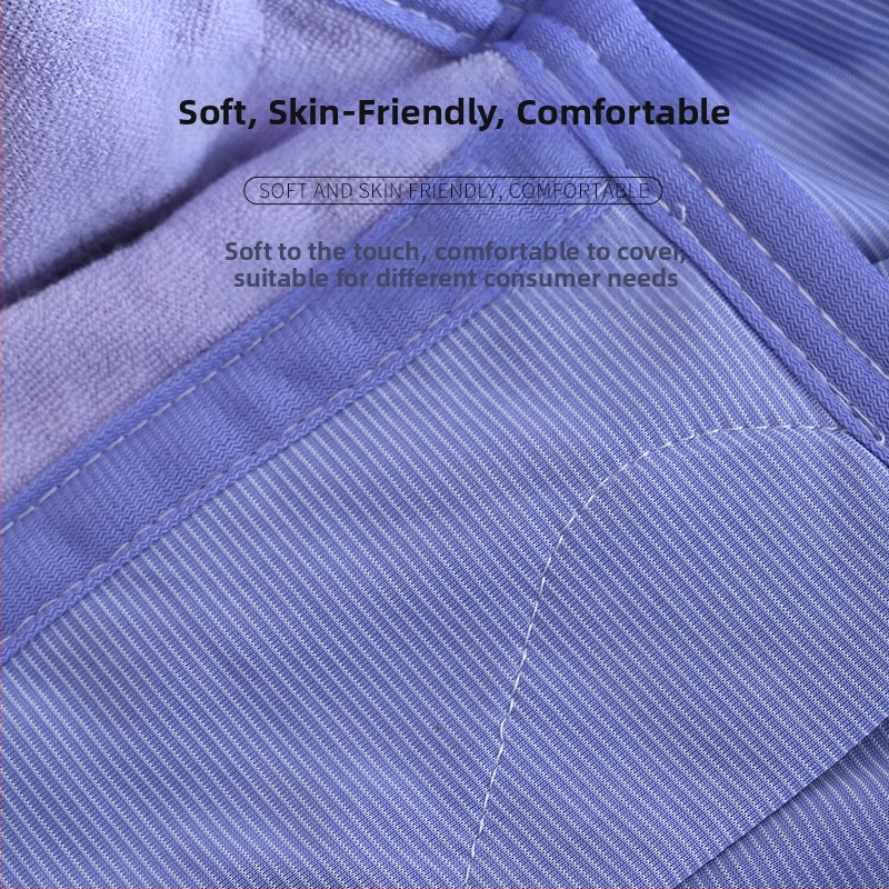 Pătură răcoroasă din bumbac pentru bebeluși și grădiniță, dublă față, vară, aproximativ 1000 g, model uniform