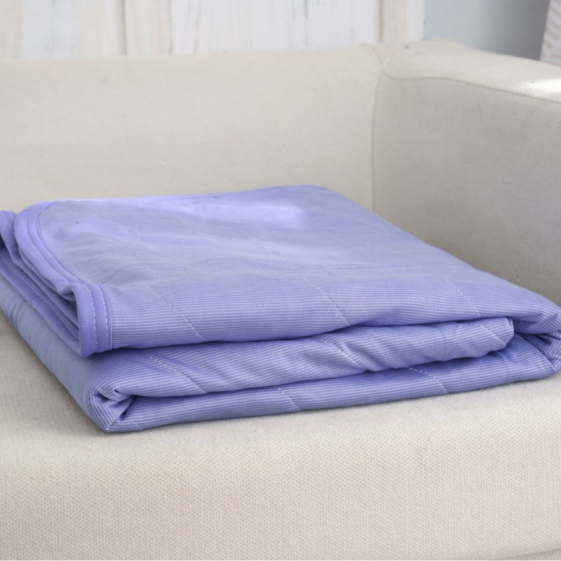 Pătură răcoroasă din bumbac pentru bebeluși și grădiniță, dublă față, vară, aproximativ 1000 g, model uniform